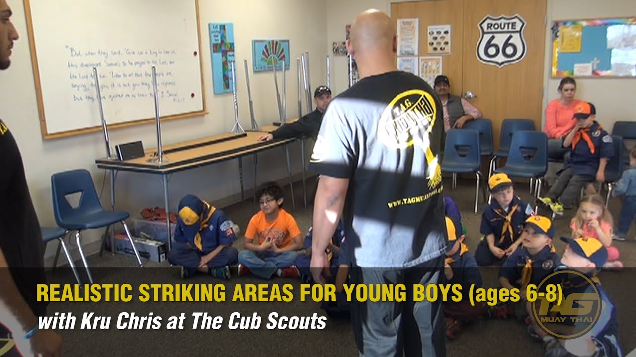 Kru Chris Aboy – Realistic Striking Areas for Young Boys (ages 6-8)