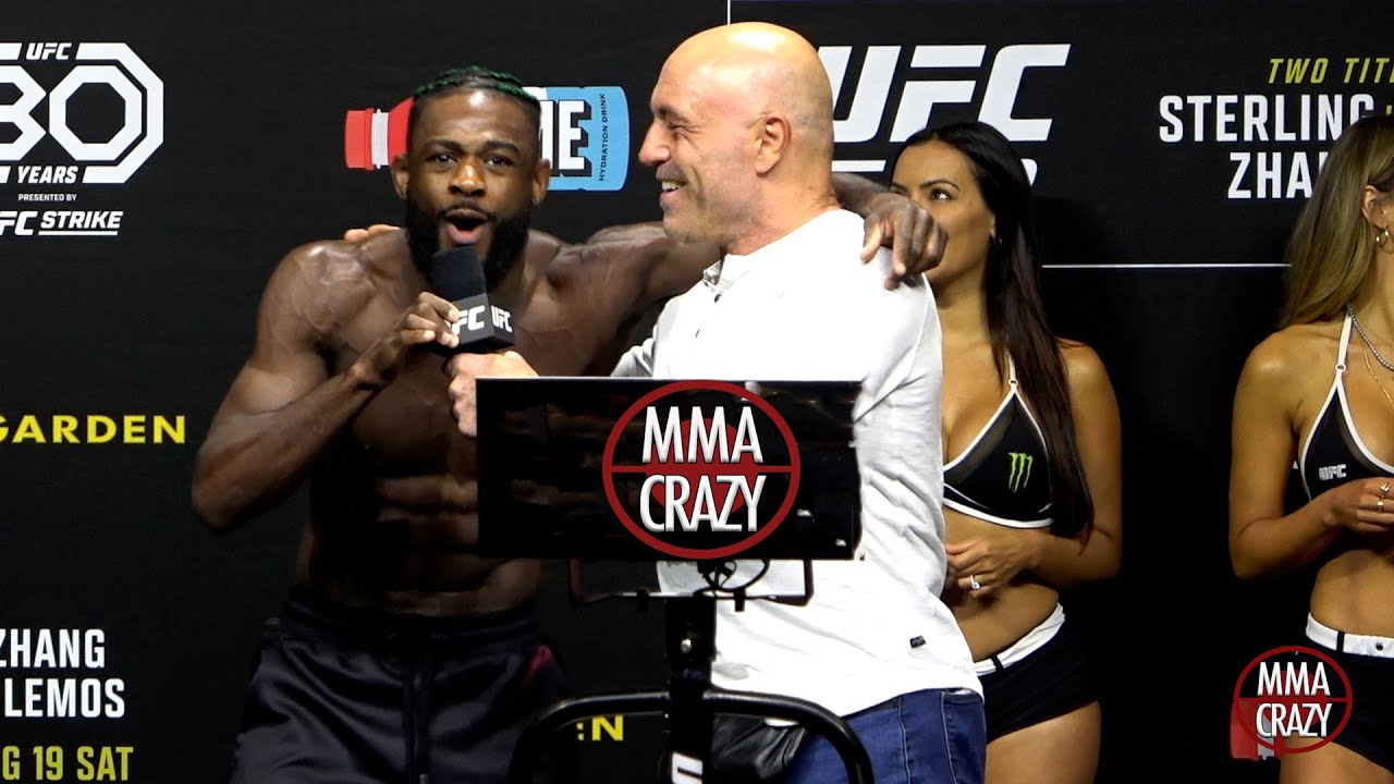 Aljamain Sterling sings “Say GOODBYE to Sean O’Malley, Funkmaster’s coming for them Cheeks” background