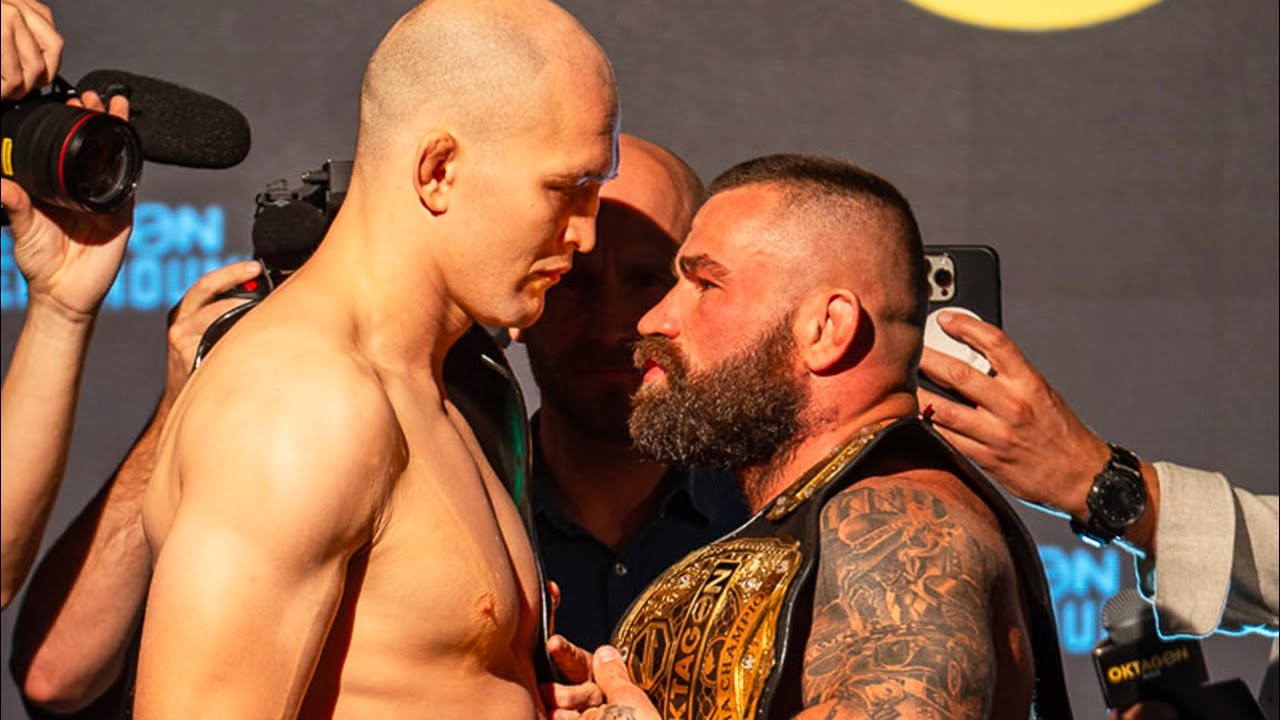 OKTAGON 47: Vemola vs. Langer | Public Weigh-In background