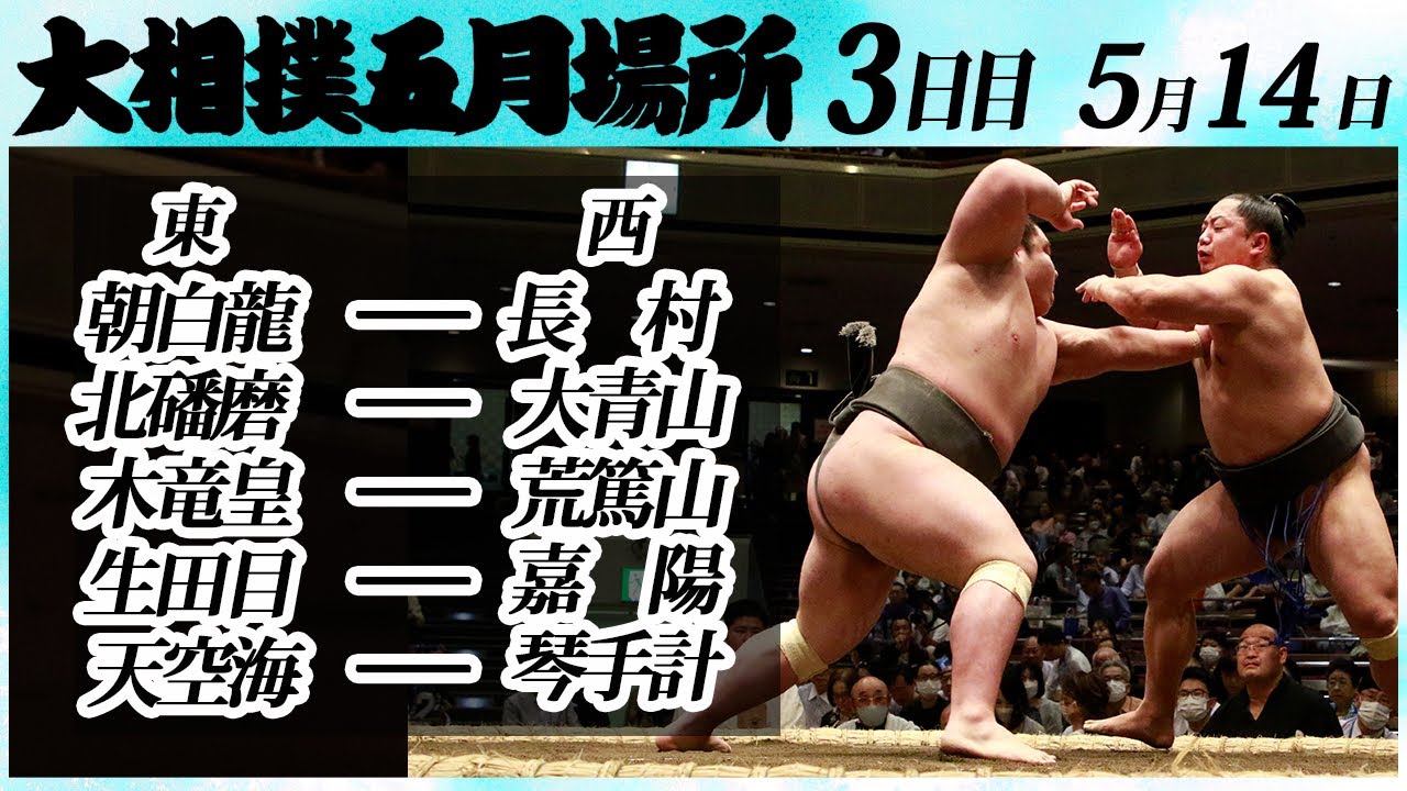 大相撲 幕下上位五番 <令和6年五月場所・3日目>SUMO
