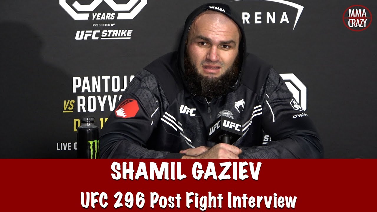 Shamil Gaziev talks representing Bahrain, wants top guys asap & TKO win over Martin Buday | UFC 296