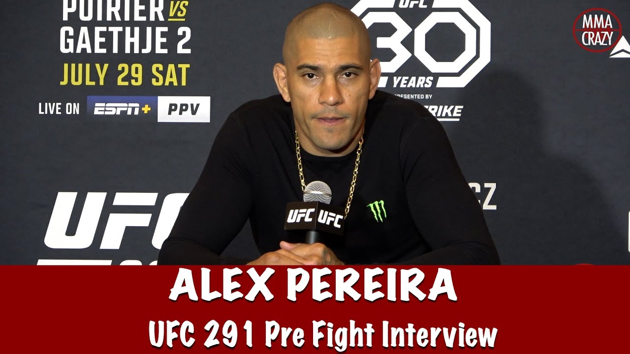 Full Alex Pereira UFC 291 Pre Fight Interview