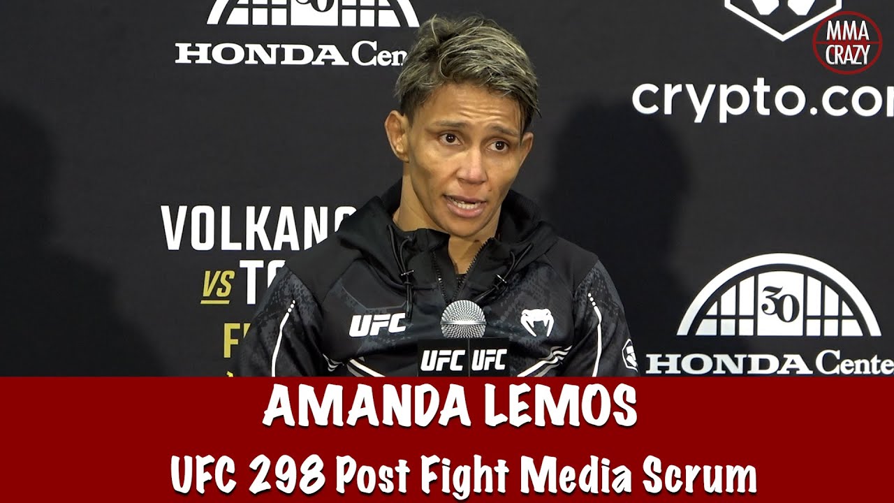 Amanda Lemos talks on Mackenzie Dern win 'She’s a beast in jui jitsu" | UFC 298 background