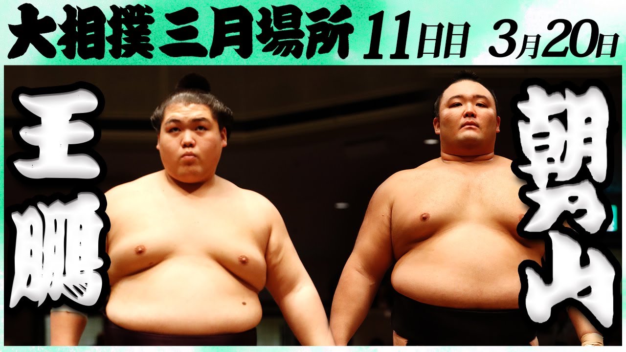 大相撲 王鵬ー朝乃山<令和6年三月場所・11日目>SUMO