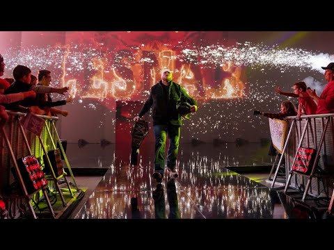Brock Lesnar Entrance before WrestleMania: WWE WrestleMania Raw, March 28, 2022