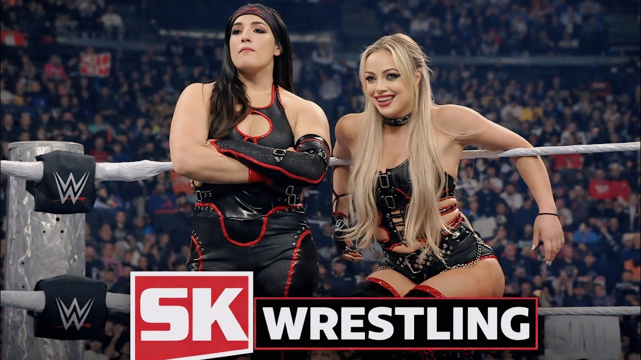 Iya Sky vs Liv Morgan and Raquel #wwe #wrestlingfuture#livforever #livmorgan#wrestling 