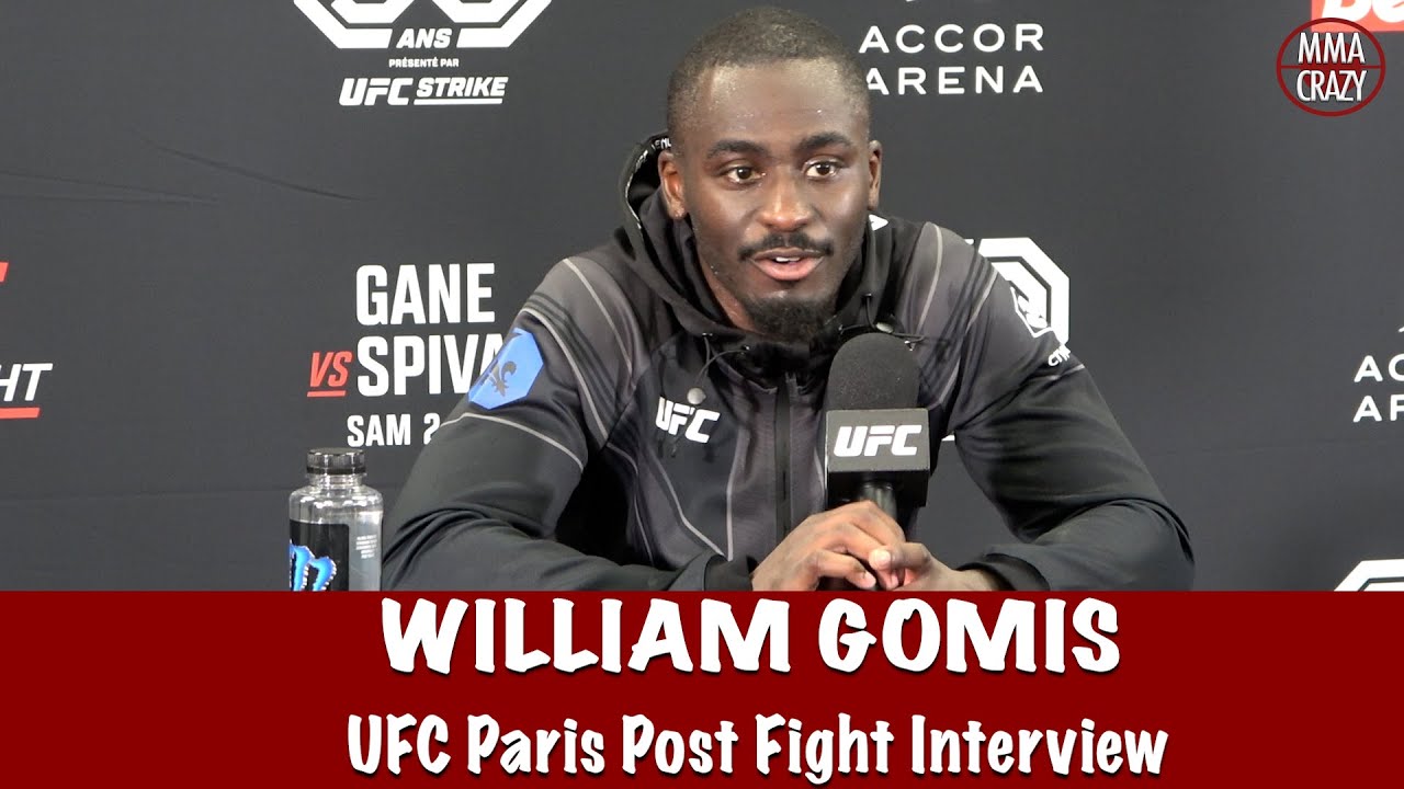 William Gomis Disputes TKO stoppage, believes it was the right call vs. Yanis Ghemmouri | UFC Paris