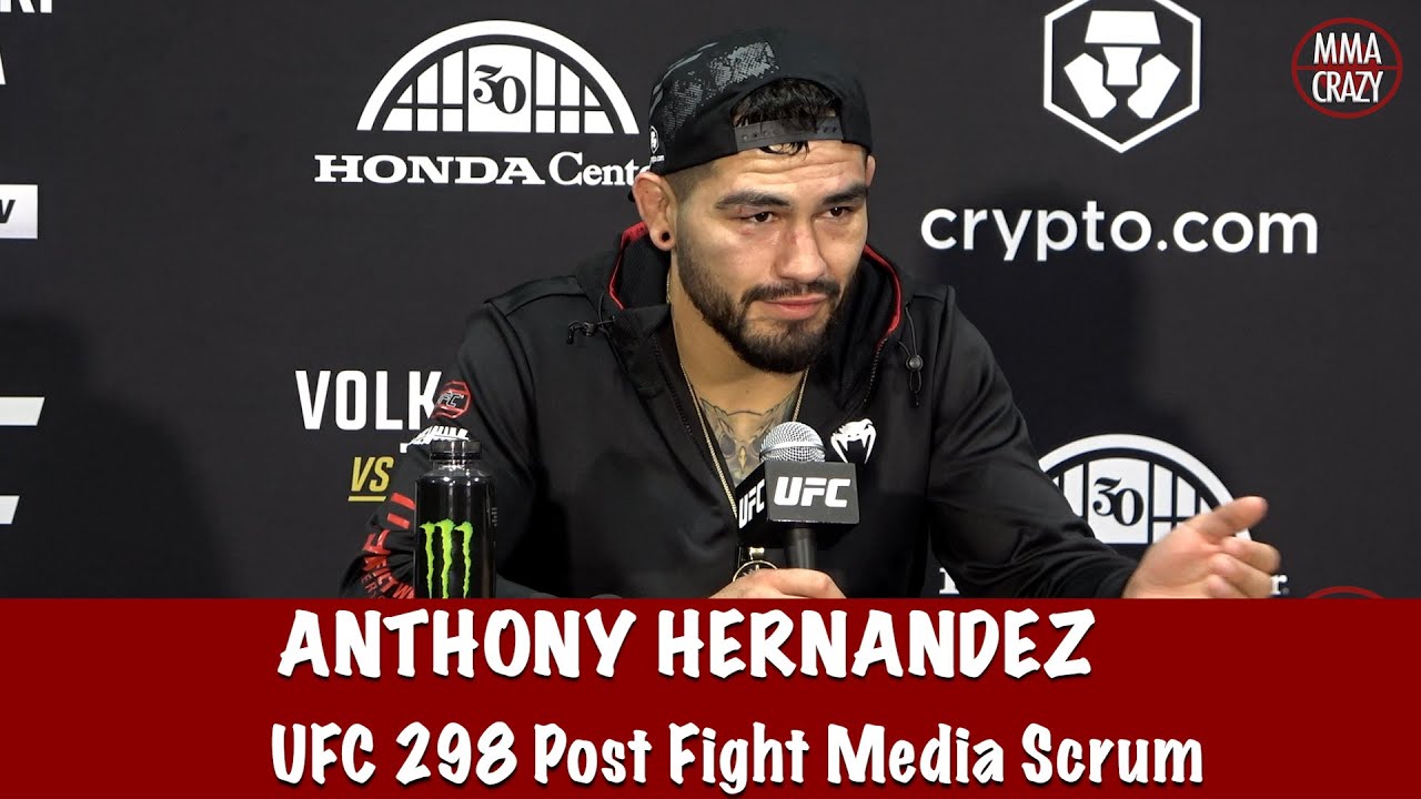 Anthony Hernandez says “Who ever the f**k is in front of me” he wants them | UFC 298 background