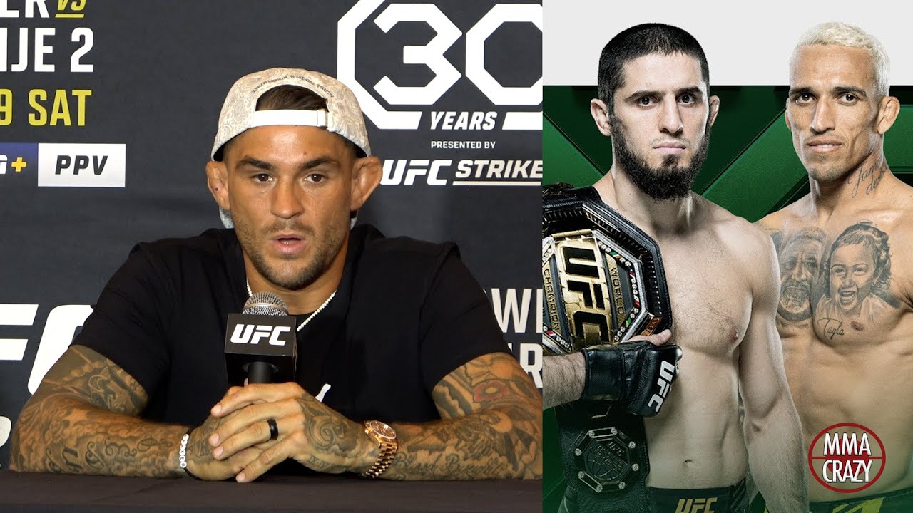 Dustin Poirier Predicts Islam Makhachev vs. Charles Oliveira 2