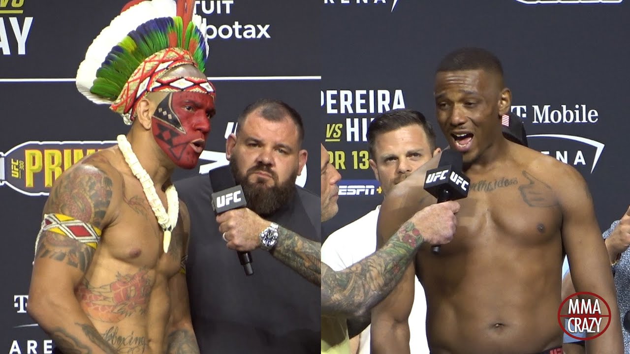 Alex Pereira & Jamahal Hill last words “What I did, it lit a fire in me” | UFC 300