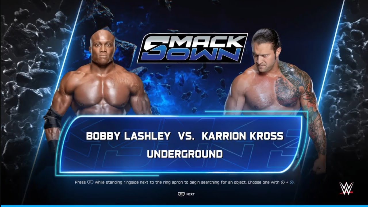 Bobby Lashley vs Karrion Kross Underground Match. WWE 2K25