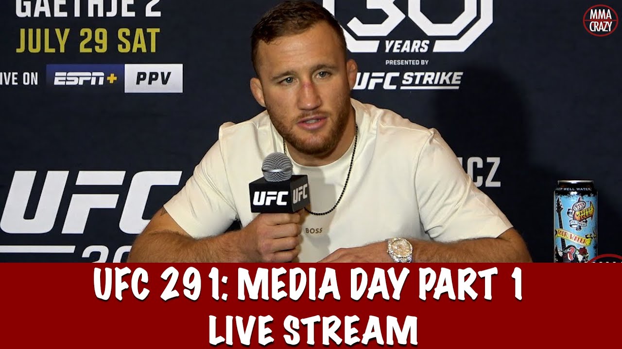 UFC 291: Poirier vs. Gaethje 2 Media Day Live Stream