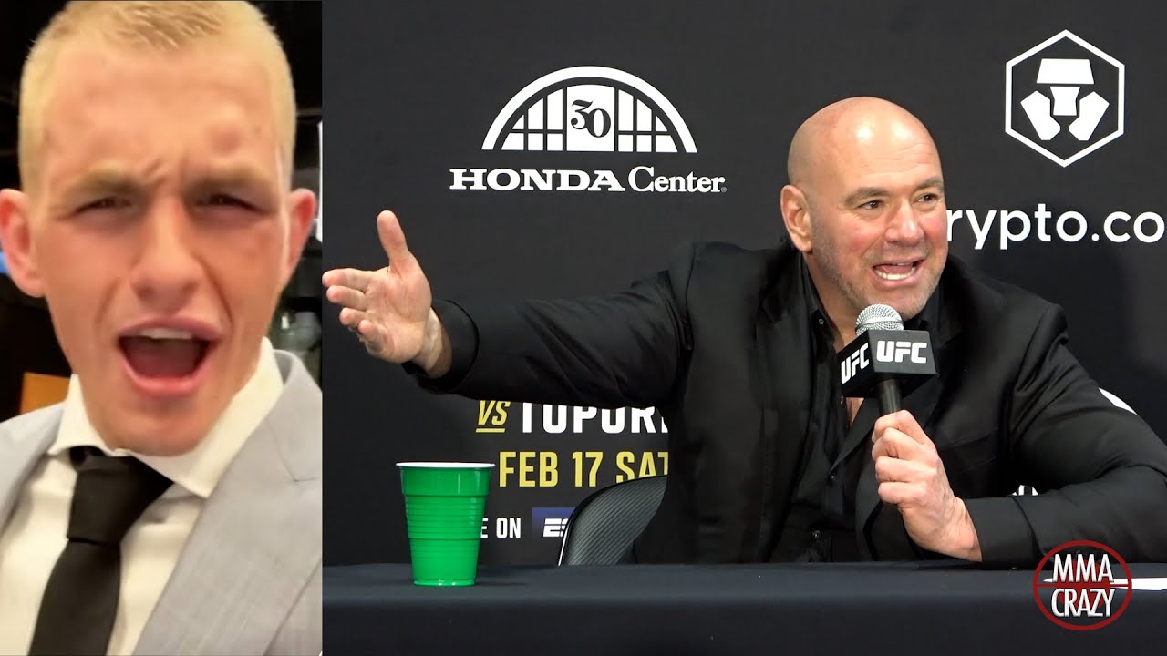 Dana White calls out media member for Ian Garry Criticism “this guy thinks your fight sucked”