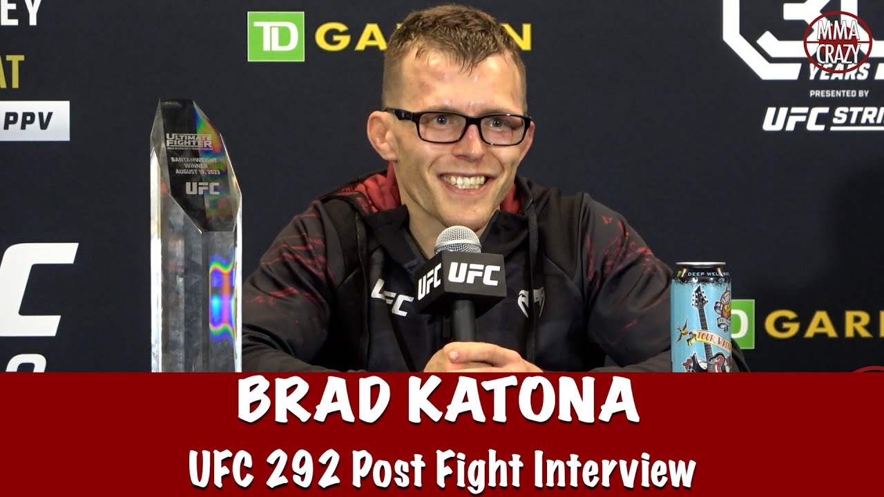 Brad Katona speaks on Joe Rogan comparisons to Griffin/Bonnar, Conor McGregor support | UFC 292