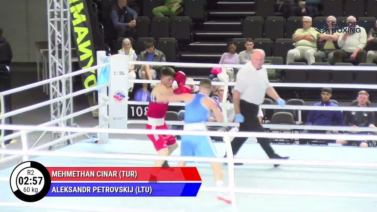 Mehmethan Çinar (TUR) vs. Aleksandr Petrovskij (LTU) Algirdas Šocikas 2025 SF's (60kg) backdrop