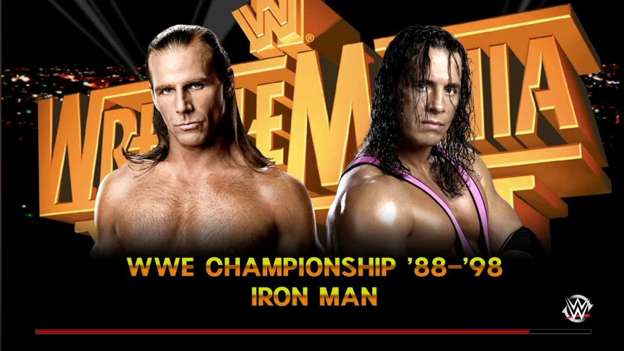 Shawn Michaels vs Brett Hart Ironman Match. WrestleMania 12. WWE 2K16