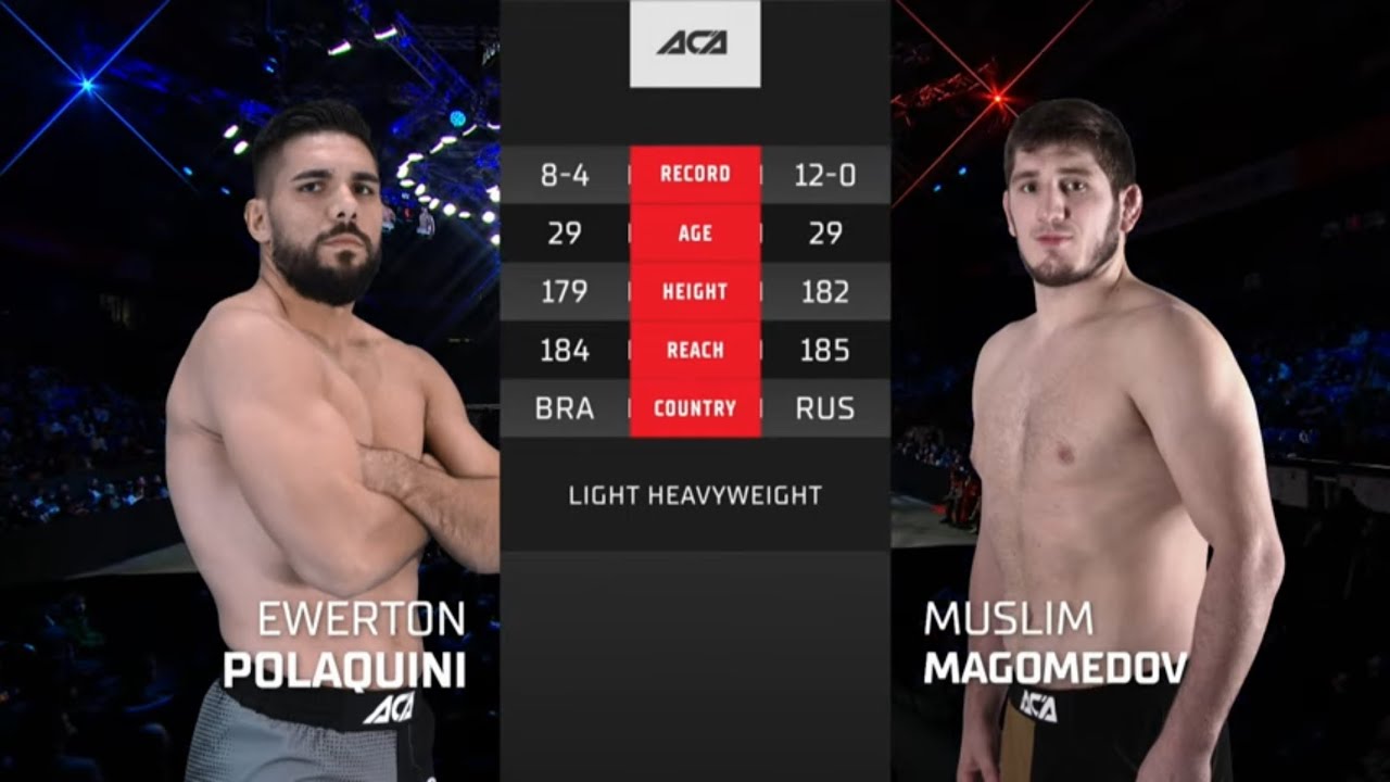 Эвертон Полакуини vs. Муслим Магомедов | Ewerton Polaquini vs. Muslim Magomedov | ACA 171