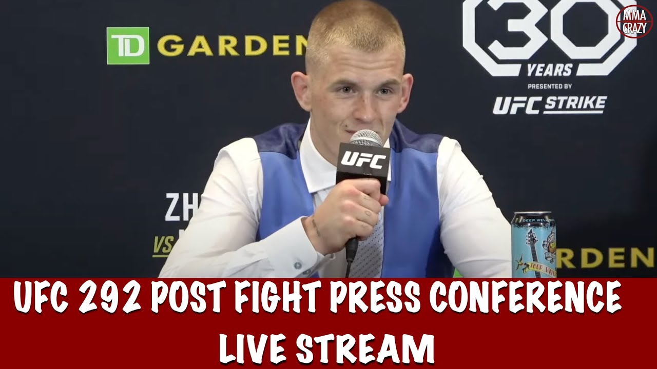 UFC 292: Sterling vs. O'Malley Post Fight Press Conference Live Stream background