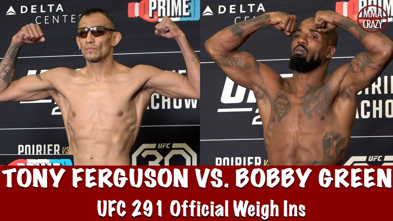 UFC 291 Official Weigh ins: Tony Ferguson vs. Bobby Green background
