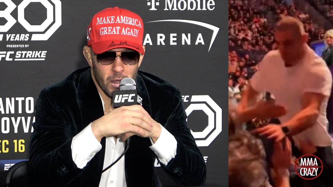 Colby Covington slams Sean Strickland for brawl with Dricus Du Plessis “that guy’s a train wreck” background