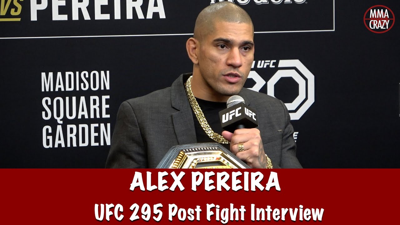 Full Alex Pereira UFC 295 Post Fight Press Conference background
