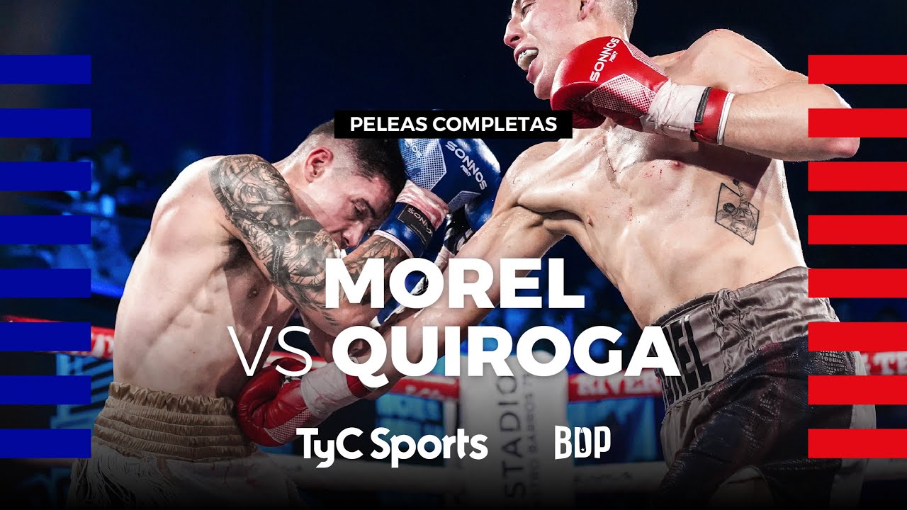 Nazareno Morel vs. Claudio Quiroga - Boxeo de Primera Promocional - TyCSports Play backdrop