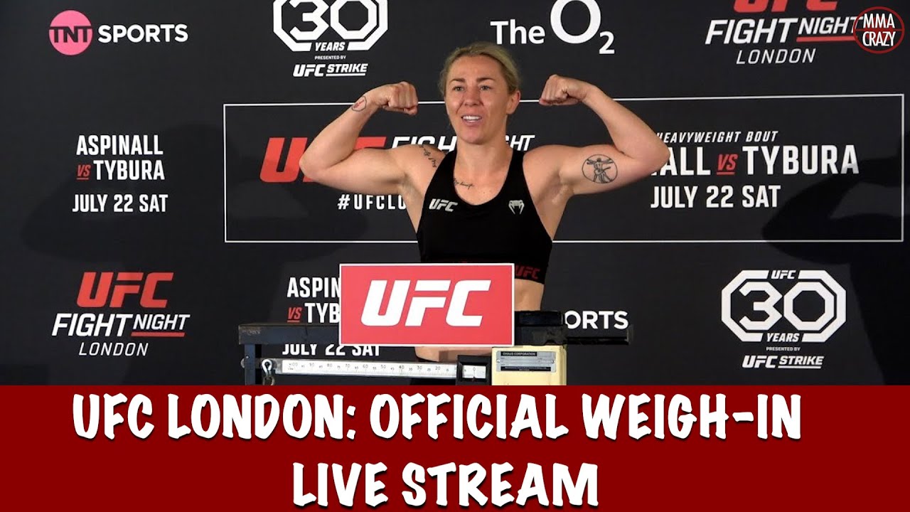UFC London: Aspinall vs. Tybura Official Weigh-ins Live Stream background