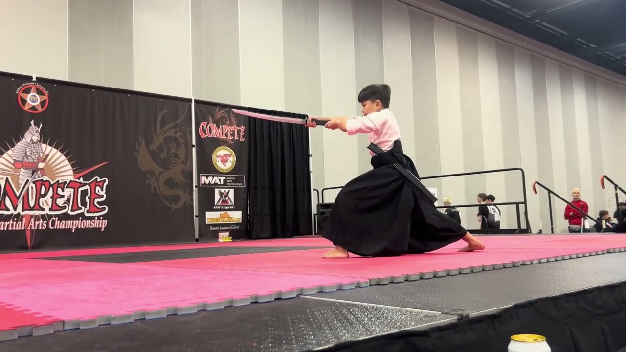 Thomas Maglitto 13 and Under Boys Traditional Weapons Grands - Compete Internationals 2025