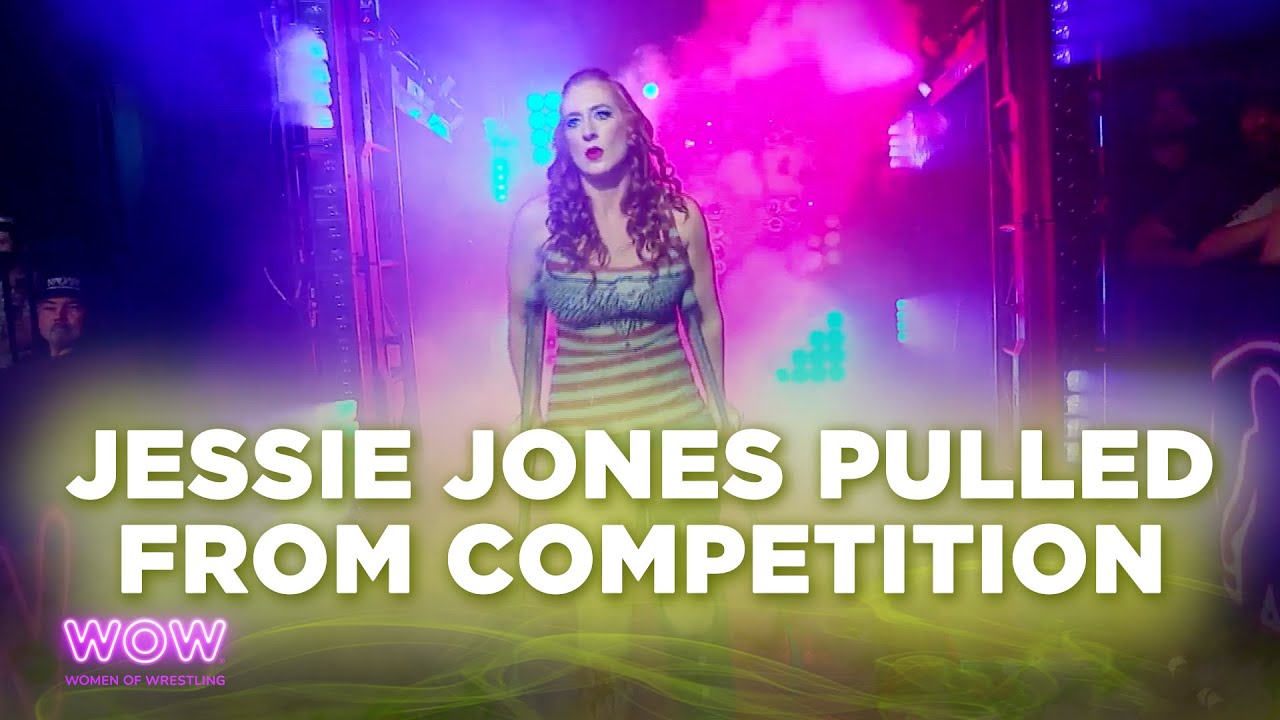 Jessie Jones pulled from Competition | WOW - Women Of Wrestling background