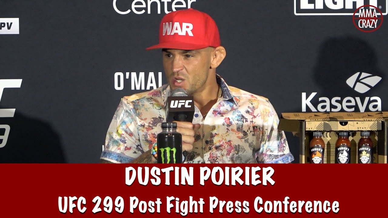Dustin Poirier claps back at Conor McGregor, reacts to Benoit Saint Denis win at UFC 299
