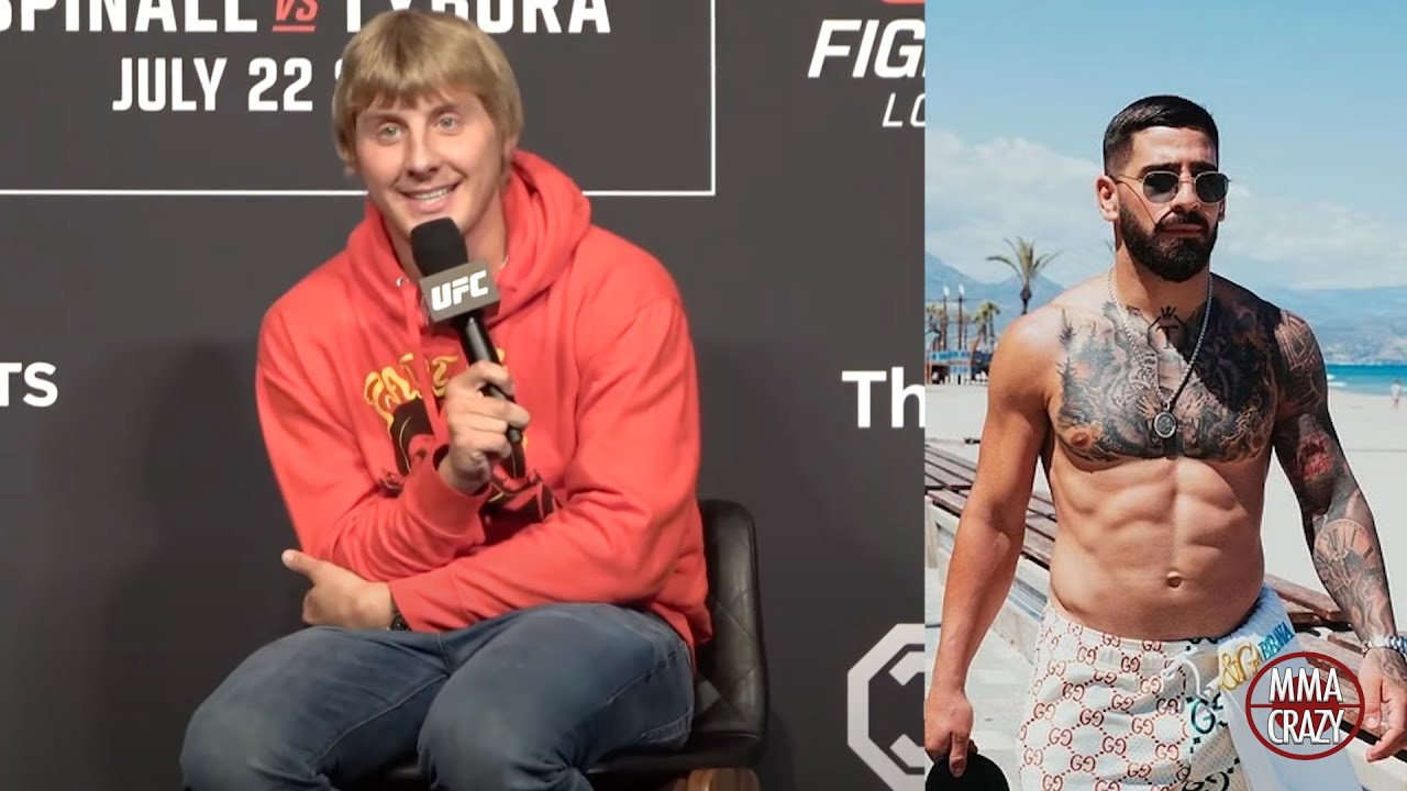 Paddy Pimblett: goes off on Ilia Topuria UFC Q&A Highlights backdrop