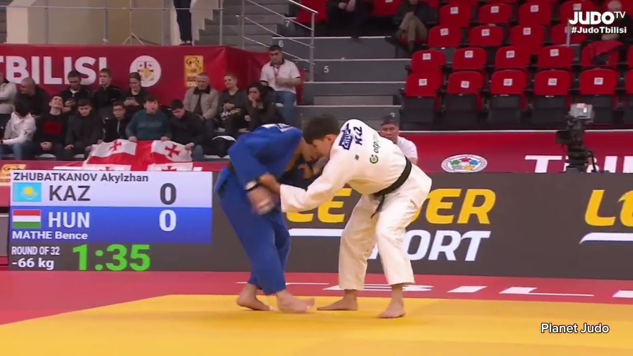Akylzhan ZHUBATKANOV 🇰🇿 🆚️ Bence MATHE 🇭🇺 | 1/16финала/-66кг | Большой Шлем Тбилиси 2026