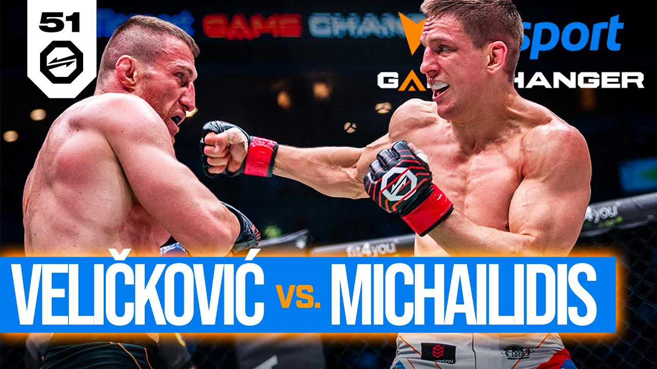 Veličković vs. Michailidis | FREE FIGHT | Tipsport Gamechanger Final | OKTAGON 51 background