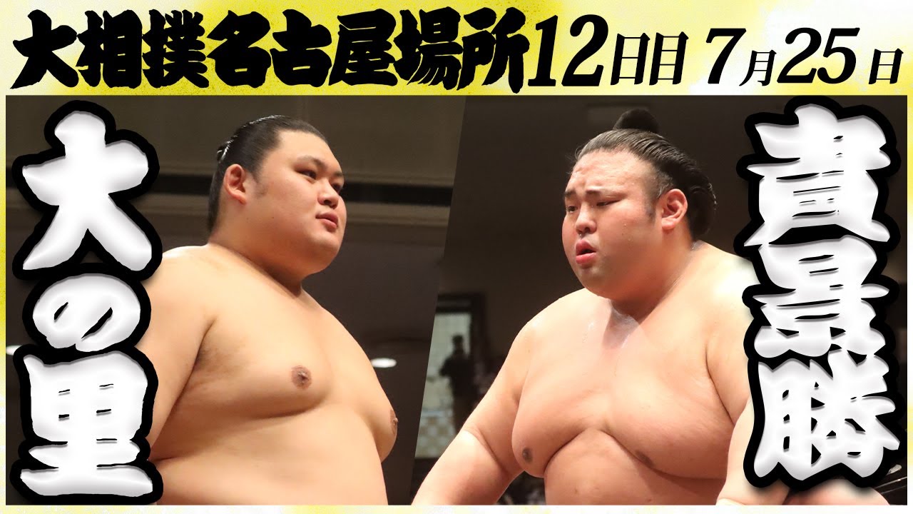 大相撲 大の里ー貴景勝 <令和6年名古屋場所・12日目>SUMO background