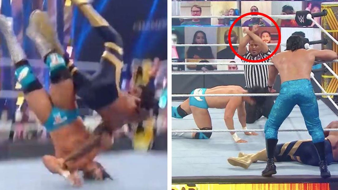 10 Times The Secret X-Sign Was Used In WWE For Real Medical Emergency background