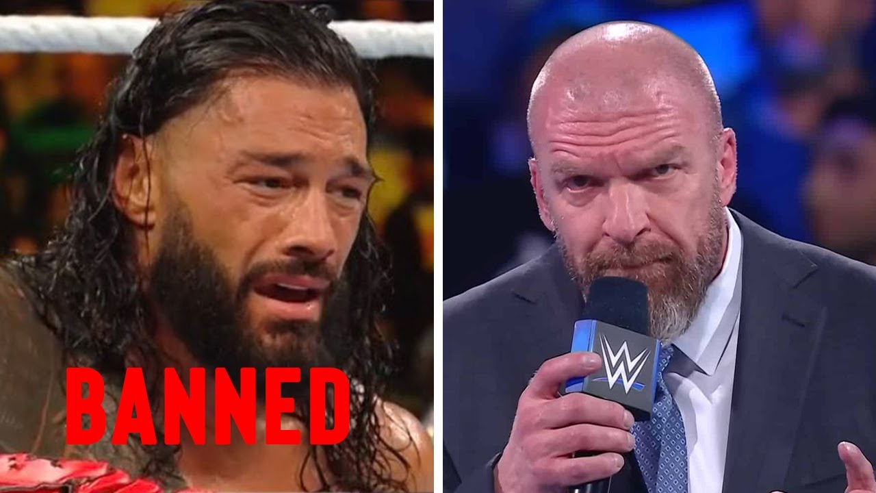 Roman Reigns Got Banned LOL...WWE Superstar Will Never Be Champ...End of an Era...Wrestling News background