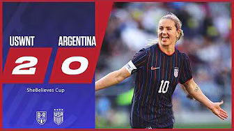 USWNT Win SheBelieves Opener | USWNT 2-0 Argentina | Official Highlights
