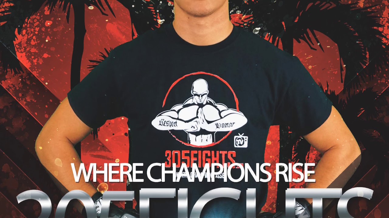 305FIGHTS #4 February 23rd background