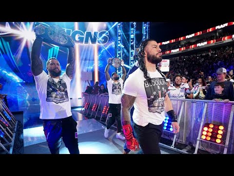 The Bloodline First Entrance on Raw: WWE Raw, Sept. 20, 2021 background