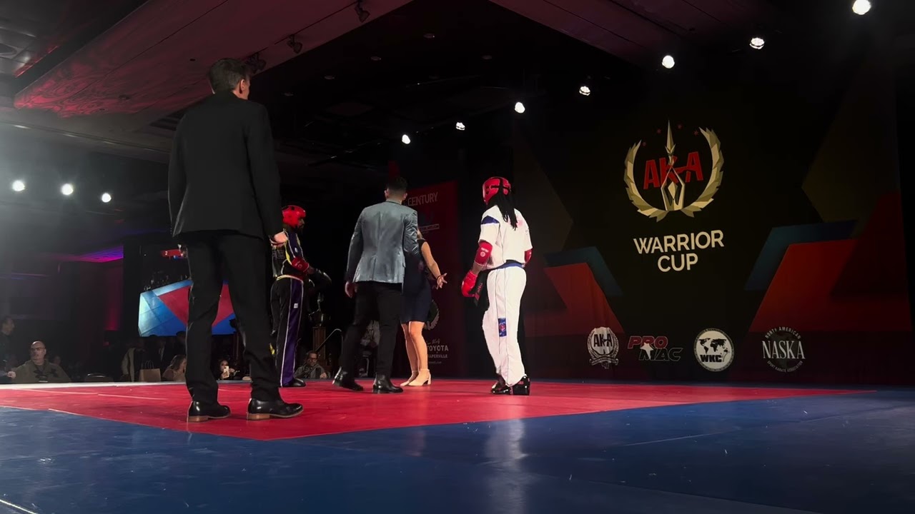 Tyson Wray vs Kevin Walker Men's Sparring Warrior Cup Final - AKA Warrior Cup 2025 background