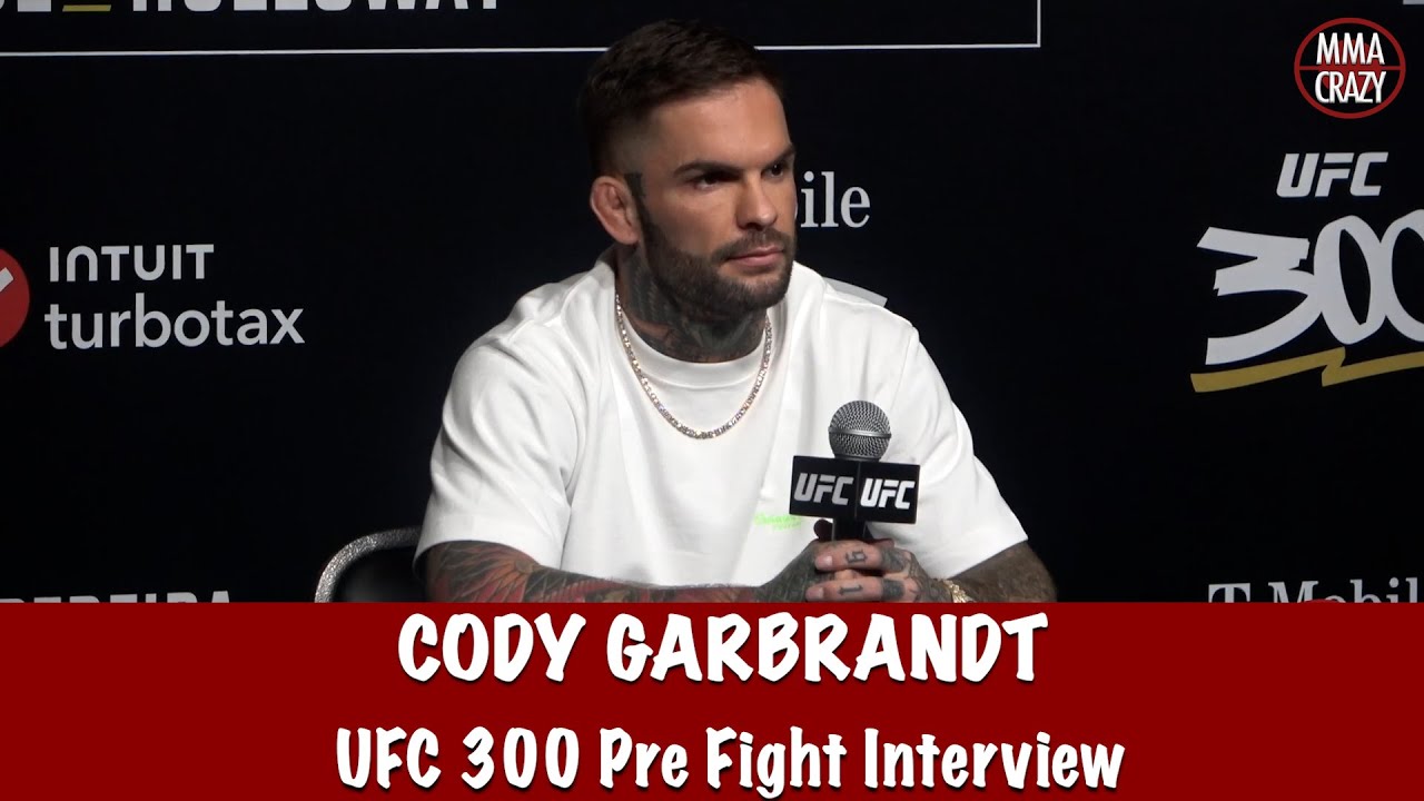 Cody Garbrandt “I’m gonna knock Deiveson Figueiredo out on Saturday” at UFC 300