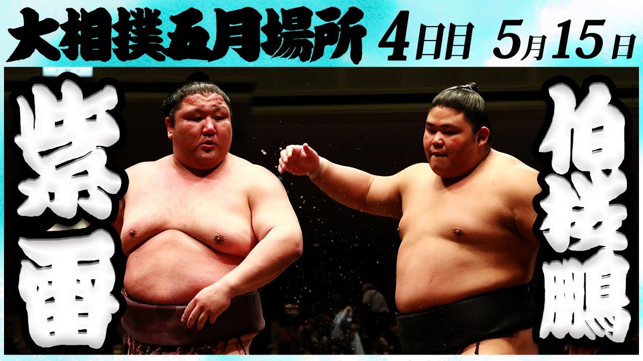 大相撲 紫電ー伯桜鵬 <令和6年五月場所4日目>SUMO