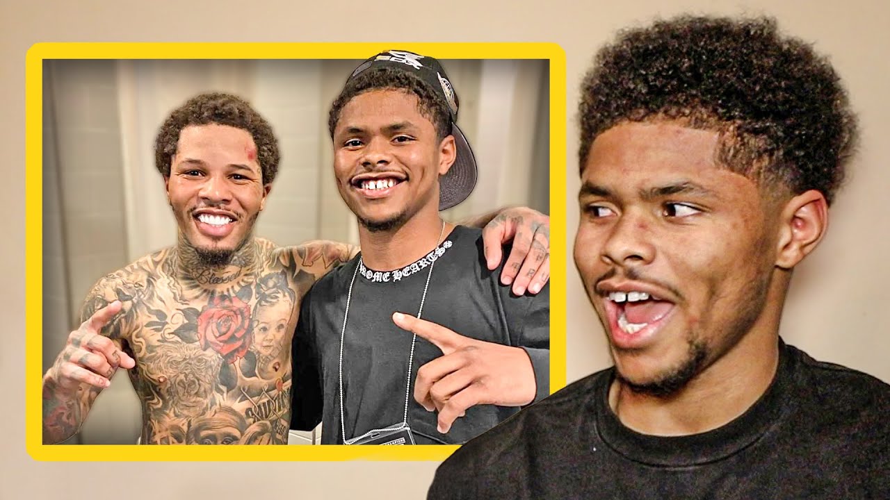 'GERVONTA DAVIS AIN'T A REAL PRESSURE FIGHTER!' - Shakur Stevenson Breaks Down Tank Style background