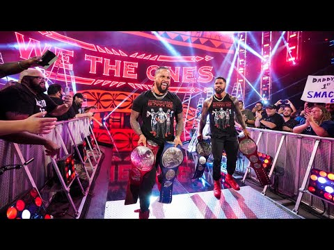 The Usos Entrance: WWE SmackDown, July 1, 2022 background