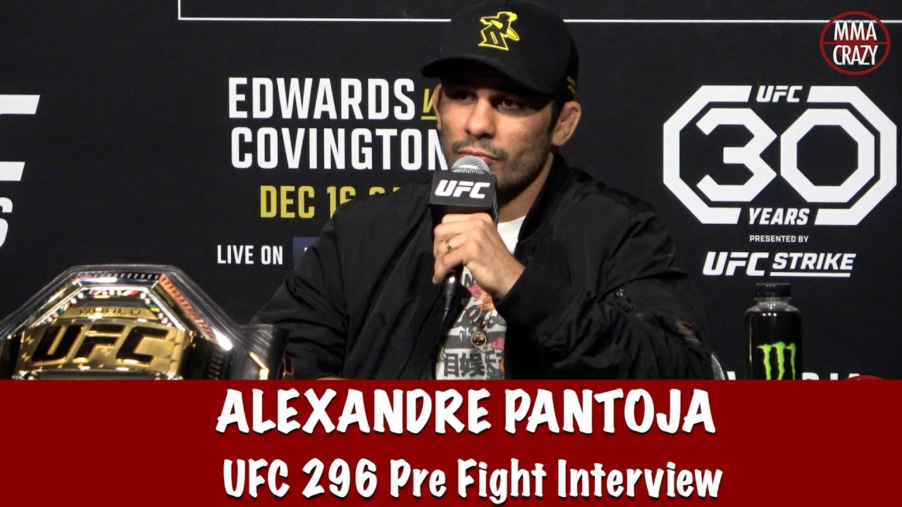 Alexandre Pantoja Repects Brandon Royval & expects “very good fight” at UFC 296 backdrop