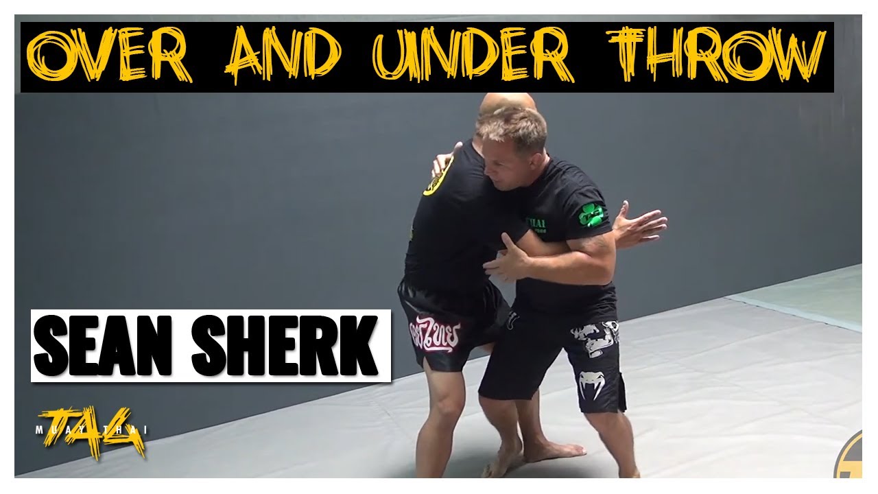 Over and Under Throw from Standing Position with Sean Sherk and Chris Aboy background