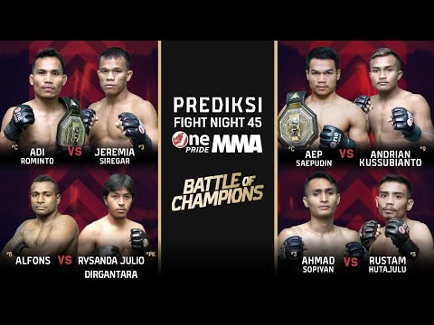 Battle of Champions! 💥 Max Metino & Linson Simanjuntak Bahas Perkiraan FN 45 | Prediksi Fight Night backdrop