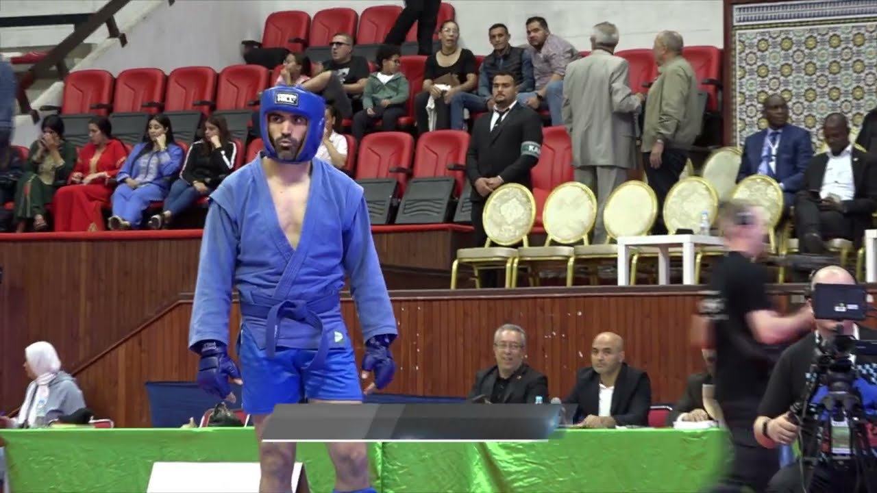 MOUKNAJ Mustapha (MAR) vs BENCHIKH Bilal (ALG). African SAMBO Championships 2023