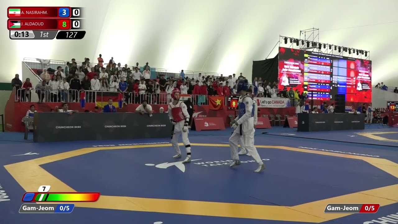 127 Quarterfinals Men 51kg IRI A NASIRAHM JOR J ALDAOUD