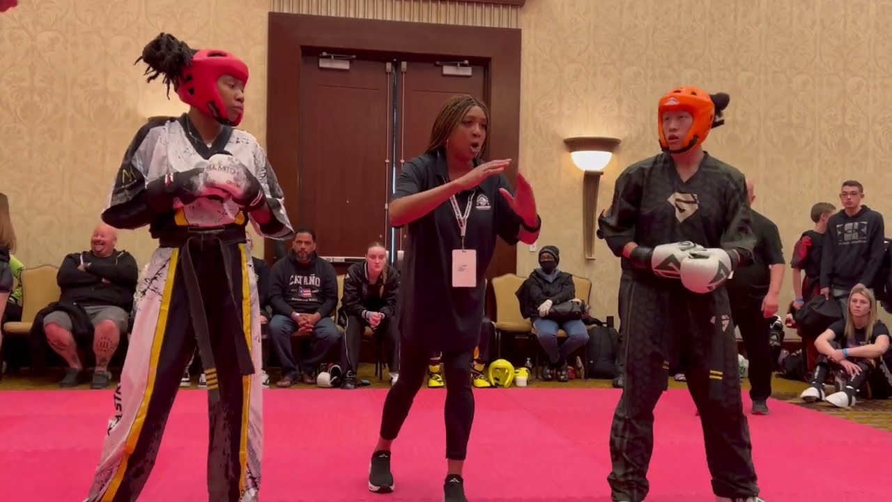 Anne-Sara Cayer vs Ki'Tana Everett Women's Sparring - Ocean State Grand Nationals 2024